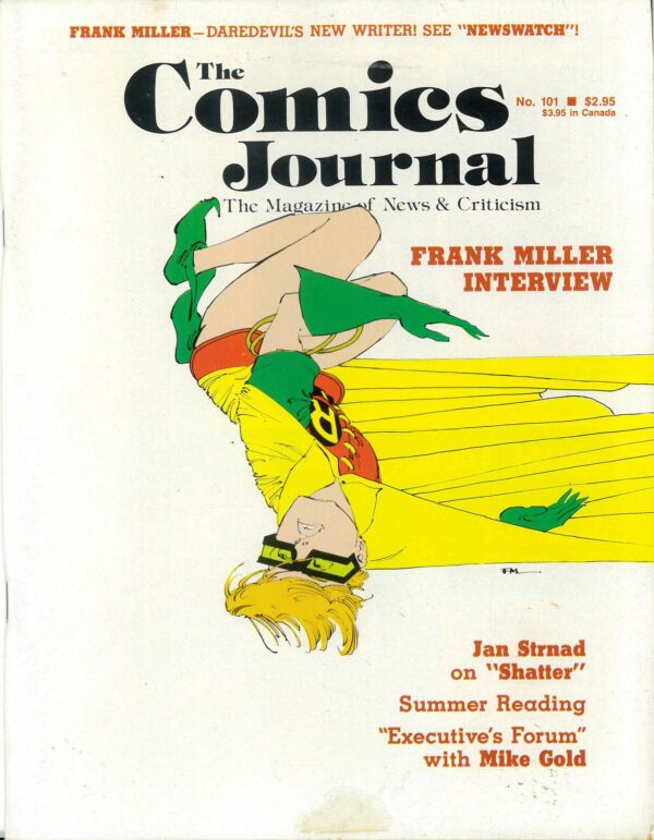 COMICS JOURNAL #101: Frank Miller – NM