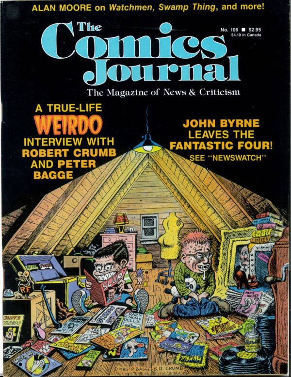 COMICS JOURNAL #106: Robert Crumb & Peter Bagge – NM