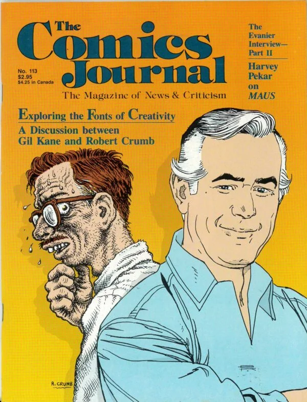 COMICS JOURNAL #113: Gil Kane & Robert Crumb – NM