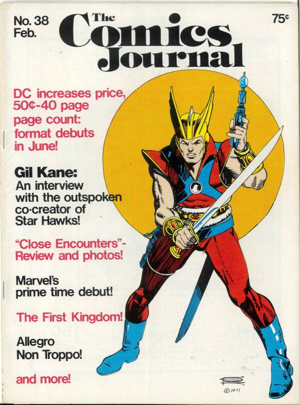 COMICS JOURNAL #38: Gil Kane, Denny O’Neil
