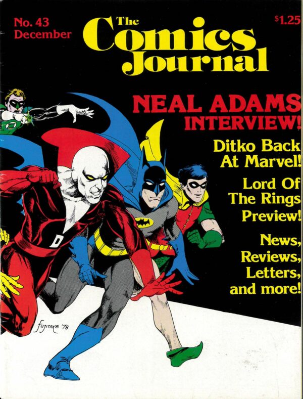 COMICS JOURNAL #43: Neal Adams, Steve Ditko