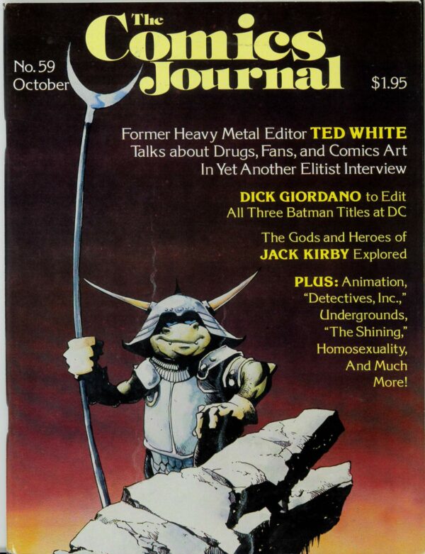 COMICS JOURNAL #59: Ted White; Jack Kirby – NM