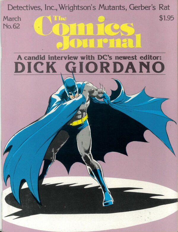 COMICS JOURNAL #62: Dick Giordano – NM