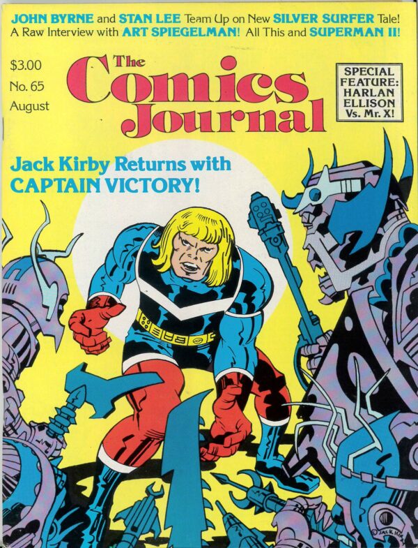 COMICS JOURNAL #65: Jack Kirby Captain Victory – NM