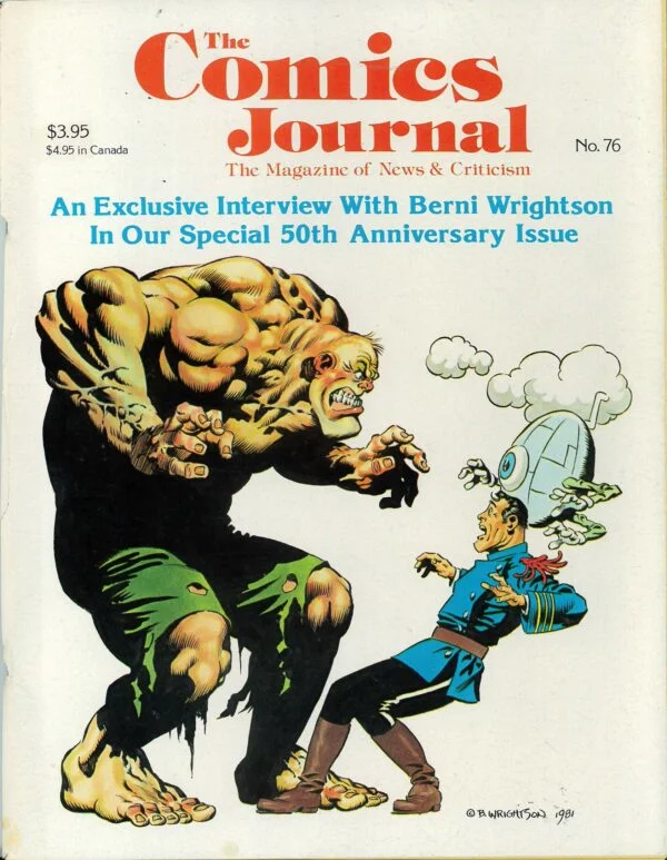 COMICS JOURNAL #76: Berni Wrightson – VG