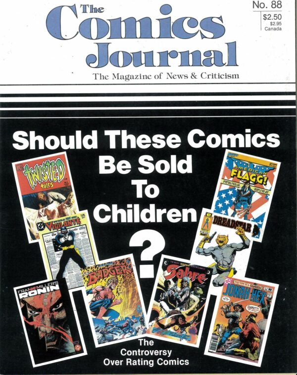 COMICS JOURNAL #88: Should these comics be sold to children? – NM