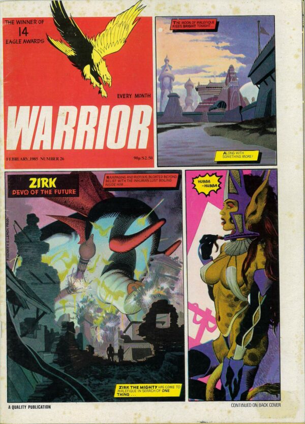 WARRIOR #26: GD/VG rare last issue