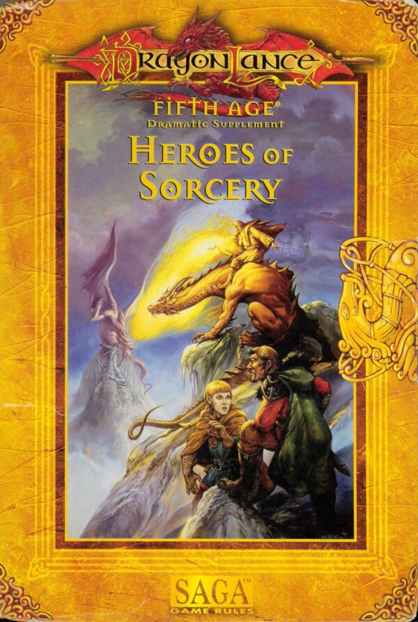 ADVANCED DUNGEONS AND DRAGONS 1ST EDITION #9543: Dragonlance Fifth Age Heroes of Sorcery Boxed – VF/NM – 9543