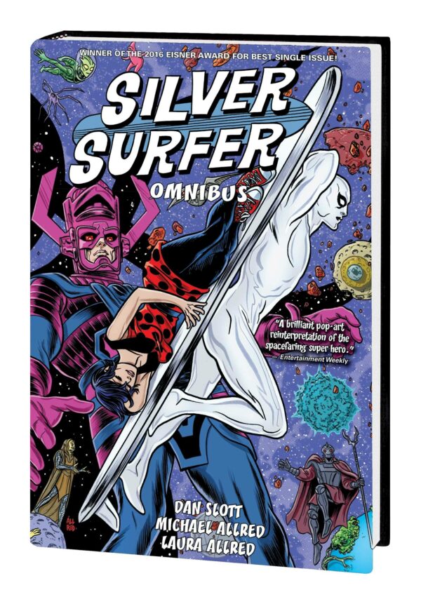 SILVER SURFER BY SLOTT AND ALLRED OMNIBUS (HC): Mike Allred wraparound cover