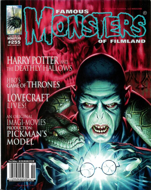 FAMOUS MONSTERS OF FILMLAND #255: Deathly Hallows cover