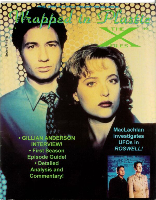 WRAPPED IN PLASTIC #12: X-Files issue – VF/NM