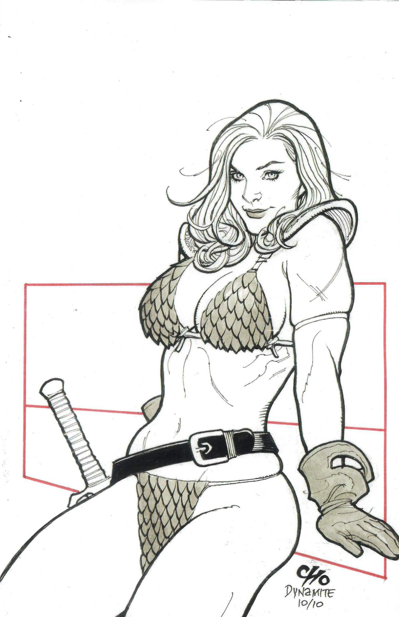 INVINCIBLE RED SONJA #9: Frank Cho virgin RI cover T INVINCIBLE RED SONJA #9: Frank Cho virgin RI cover T