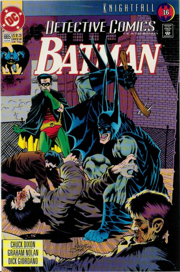 DETECTIVE COMICS (1935- SERIES) #665: Knightfall 16: Batman (Jean Paul Valley)/Azrael