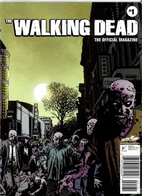 WALKING DEAD MAGAZINE #9001: #1 Charles Adlard comic cover
