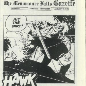 MENOMONEE FALLS GAZETTE #213: Air Hawk cover – NM