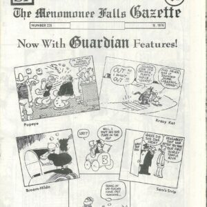 MENOMONEE FALLS GAZETTE #226: NM MENOMONEE FALLS GAZETTE #226: NM