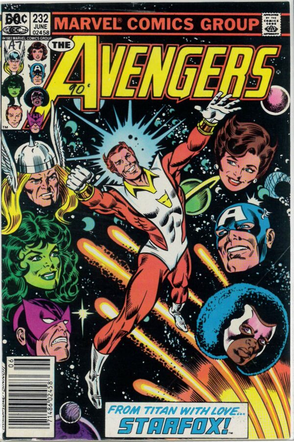 AVENGERS (1963-2018 SERIES) #232: Eros renamed Starfox joins the Avengers – VF