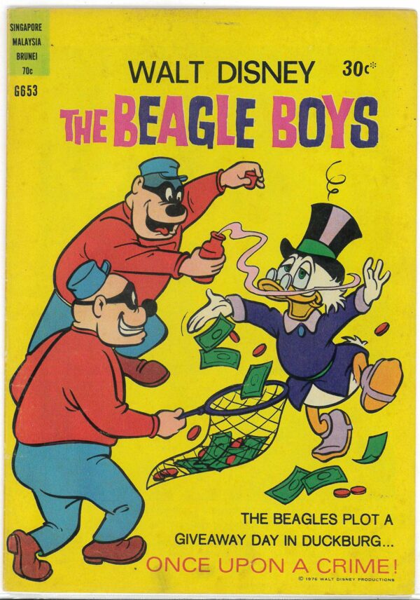 WALT DISNEY’S COMICS GIANT (G SERIES) (1951-1978) #653: The Beagle Boys – VF/NM