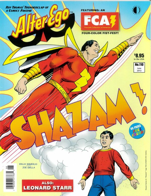 ALTER EGO MAGAZINE #110: SHAZAM/Fawcett issue