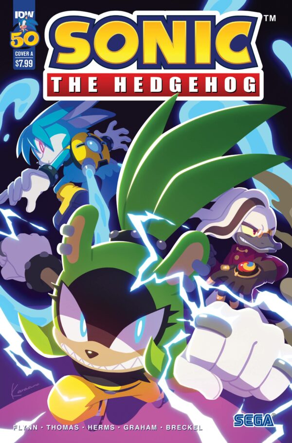 SONIC THE HEDGEHOG (2018 SERIES) #50: Sonic Team cover A