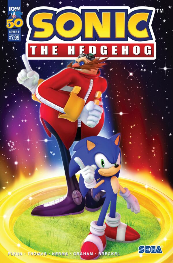 SONIC THE HEDGEHOG (2018 SERIES) #50: Nibroc cover E