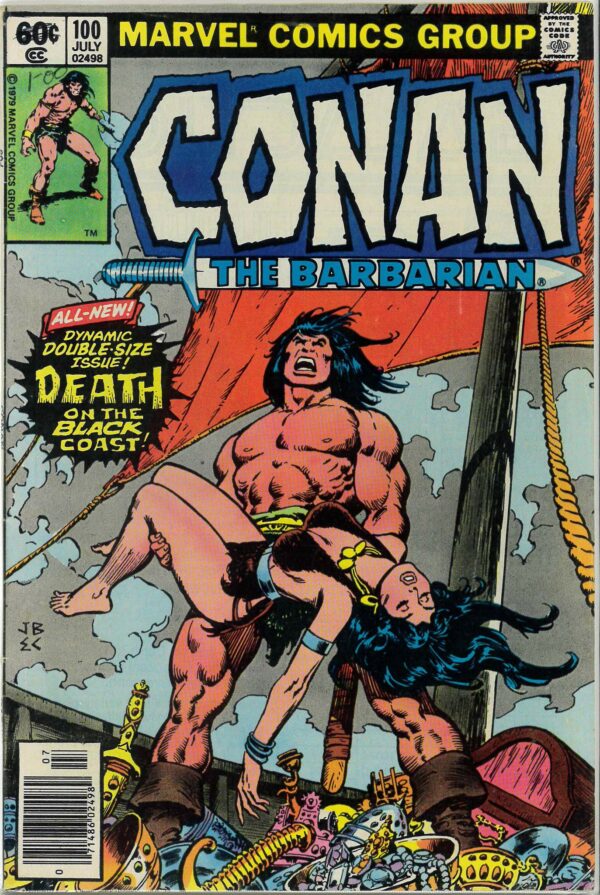 CONAN THE BARBARIAN (1970-1993 SERIES) #100: Death of Belit: VF/NM: Newsstand