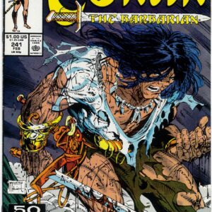 CONAN THE BARBARIAN (1970-1993 SERIES) #241: McFarlane cover: low print run: Red Sonja: FN