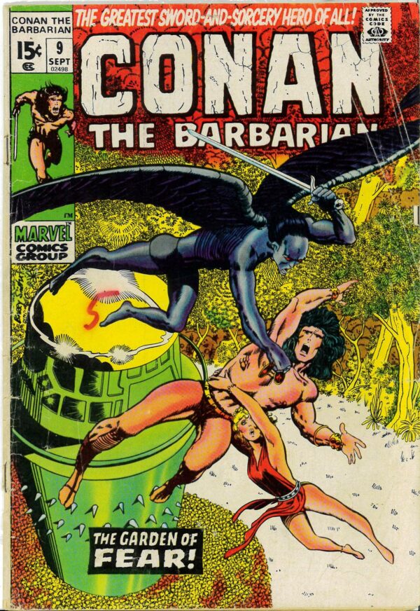 CONAN THE BARBARIAN (1970-1993 SERIES) #9: Barry Windsor-Smith: GD