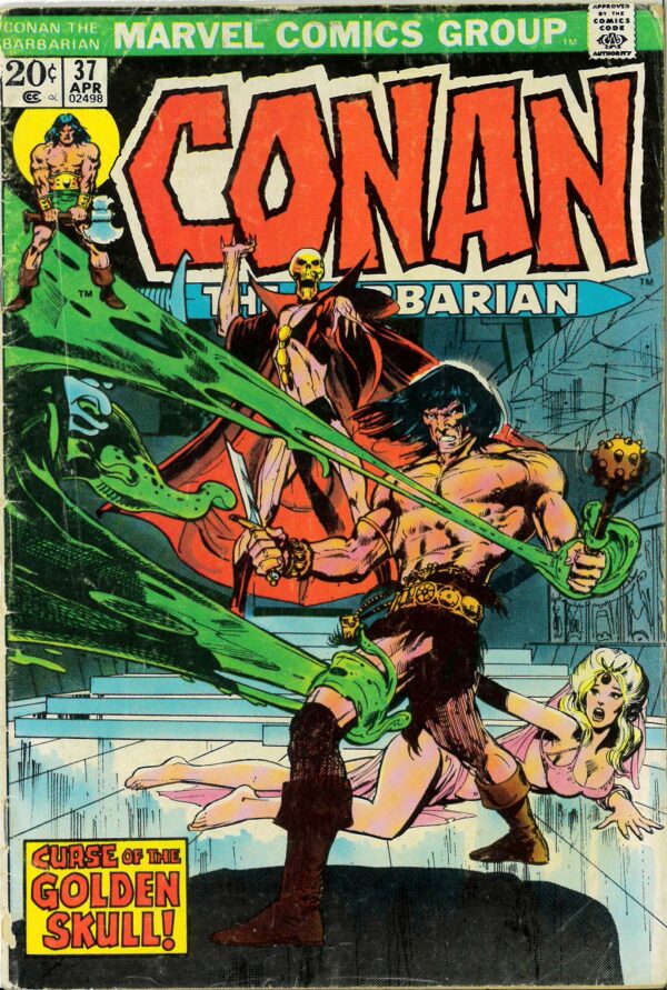 CONAN THE BARBARIAN (1970-1993 SERIES) #37: 1st Yolinda: 1st Juma: Neal Adams: GD