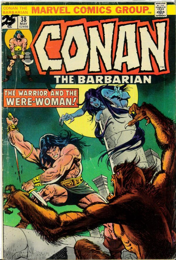 CONAN THE BARBARIAN (1970-1993 SERIES) #38: GD