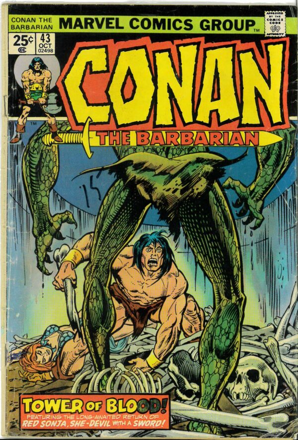 CONAN THE BARBARIAN (1970-1993 SERIES) #43: Red Sonja: GD/VG