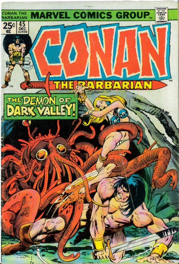 CONAN THE BARBARIAN (1970-1993 SERIES) #45: GD/VG