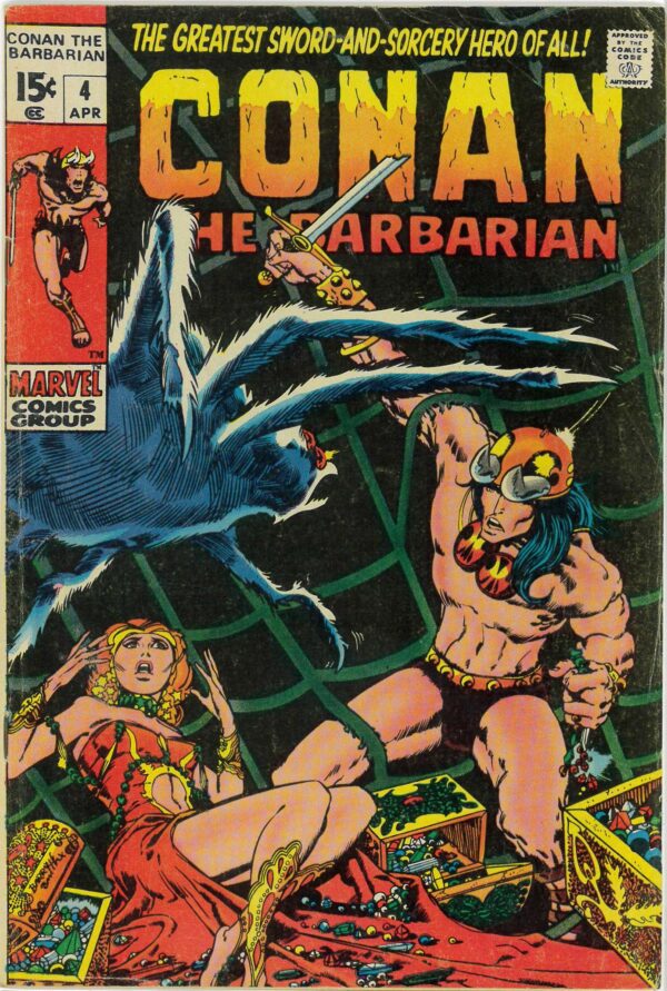 CONAN THE BARBARIAN (1970-1993 SERIES) #4: Barry Smith: Tower of the Elephant: VG