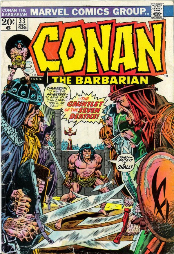 CONAN THE BARBARIAN (1970-1993 SERIES) #33: 3rd Red Sonja: VG