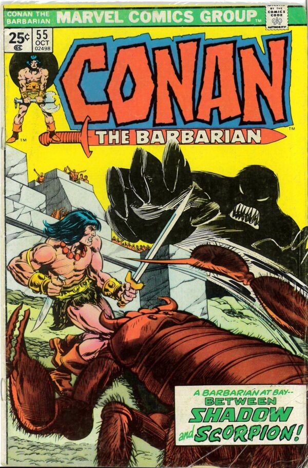 CONAN THE BARBARIAN (1970-1993 SERIES) #55: VG