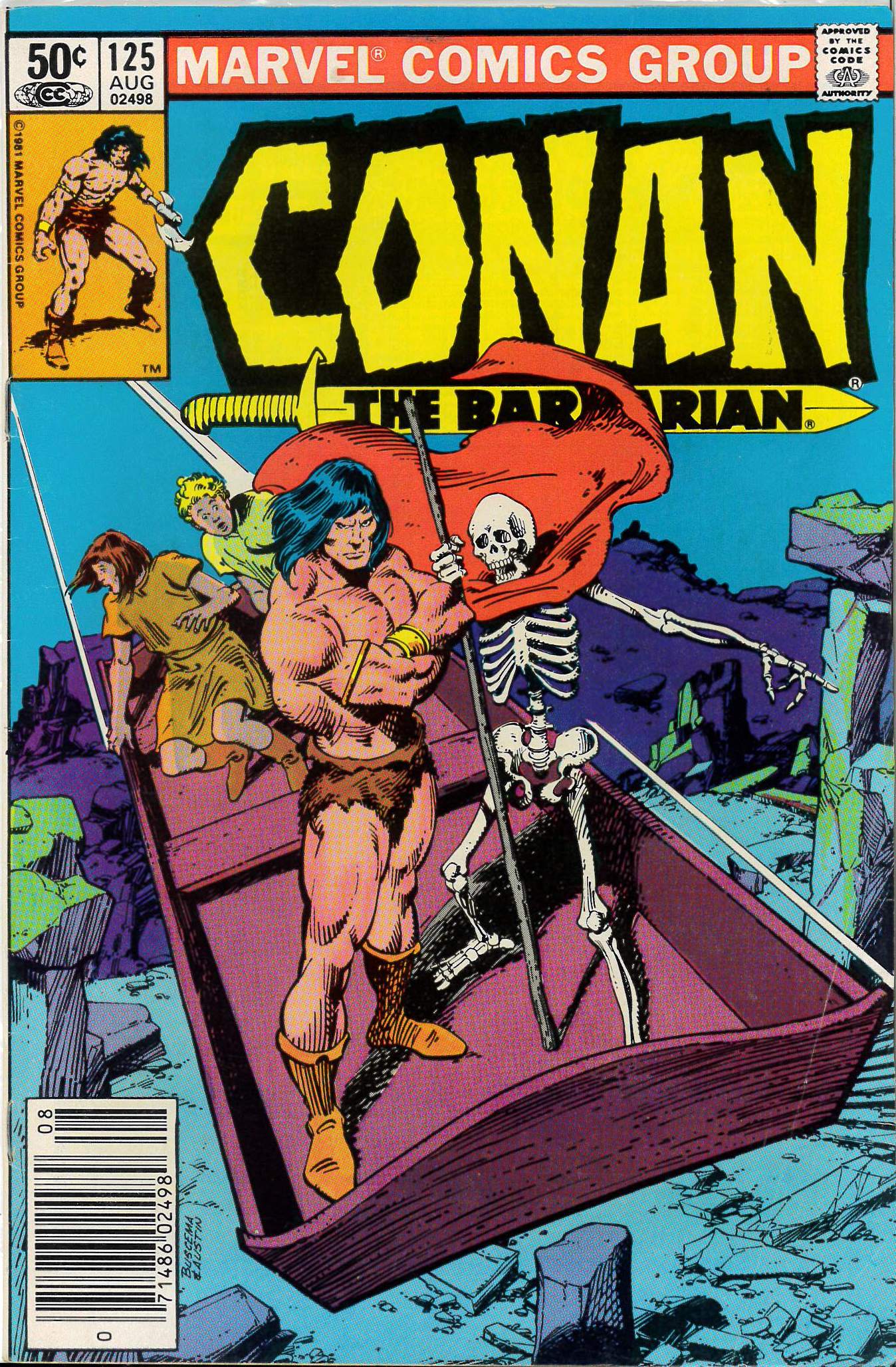 CONAN THE BARBARIAN (1970-1993 SERIES) #125: Newsstand: FN CONAN THE BARBARIAN (1970-1993 SERIES) #125: Newsstand: FN