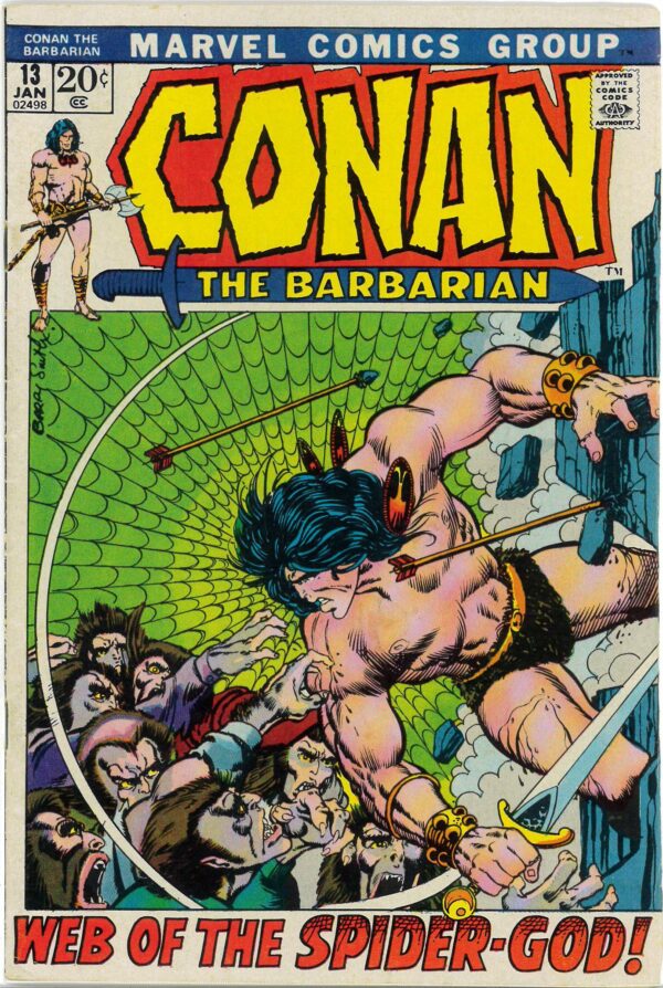 CONAN THE BARBARIAN (1970-1993 SERIES) #13: Barry Windsor-Smith: FN