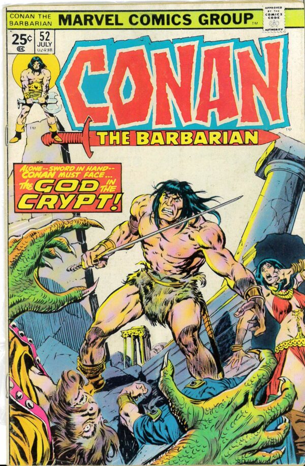 CONAN THE BARBARIAN (1970-1993 SERIES) #52: FN/VF