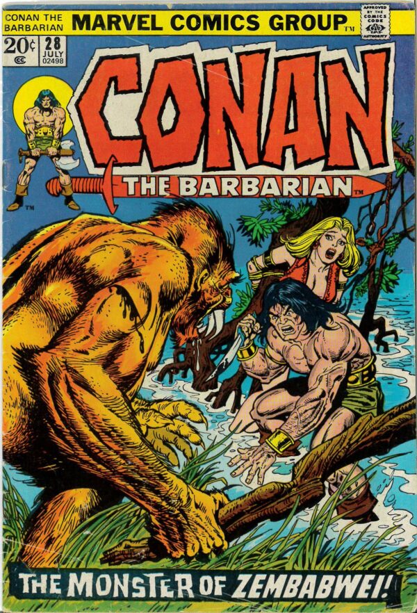 CONAN THE BARBARIAN (1970-1993 SERIES) #28: FN