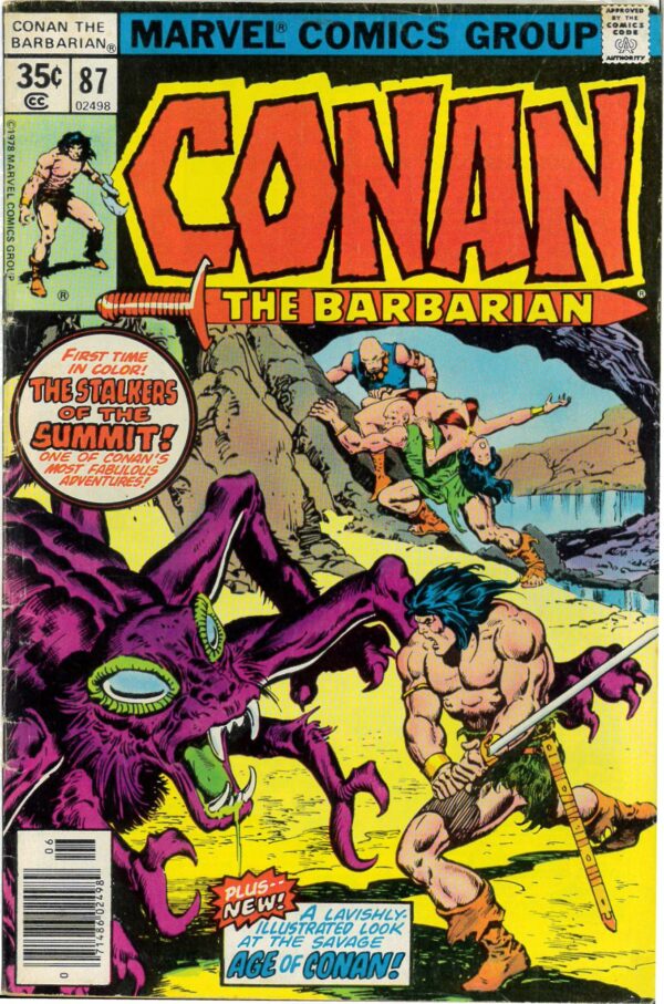 CONAN THE BARBARIAN (1970-1993 SERIES) #87: GD