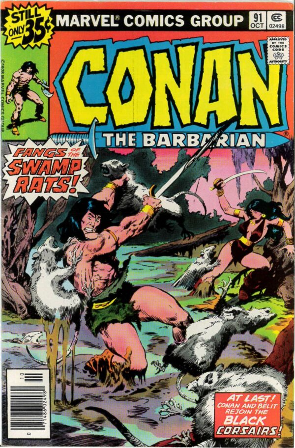 CONAN THE BARBARIAN (1970-1993 SERIES) #91: Belit: Zula: VF