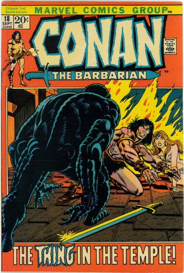 CONAN THE BARBARIAN (1970-1993 SERIES) #18: 1st Yezdigerd: FN/VF