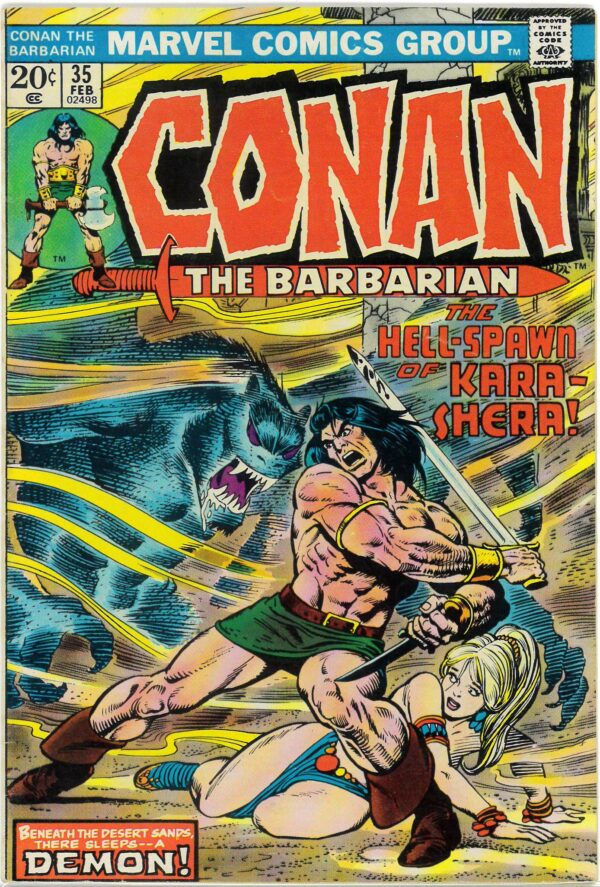 CONAN THE BARBARIAN (1970-1993 SERIES) #35: FN/VF