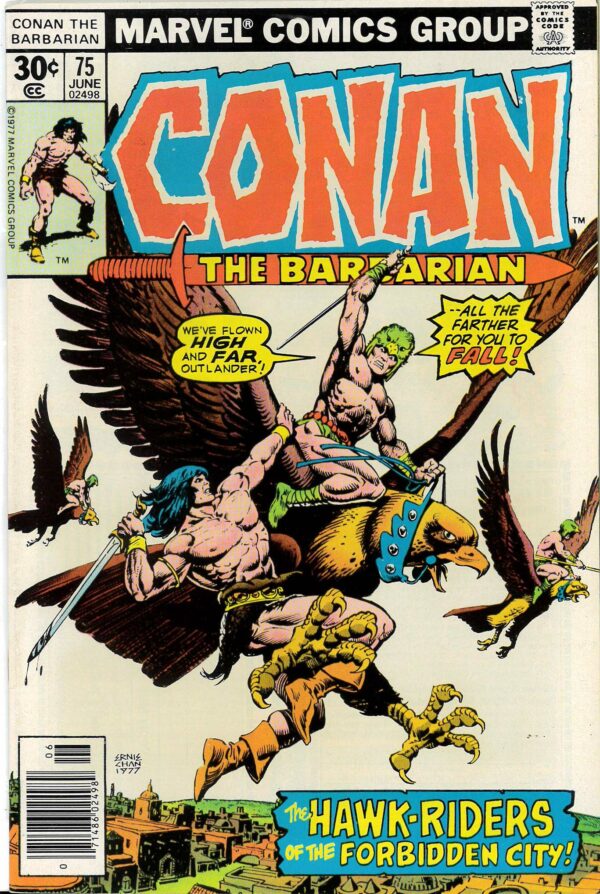 CONAN THE BARBARIAN (1970-1993 SERIES) #75: VF/NM