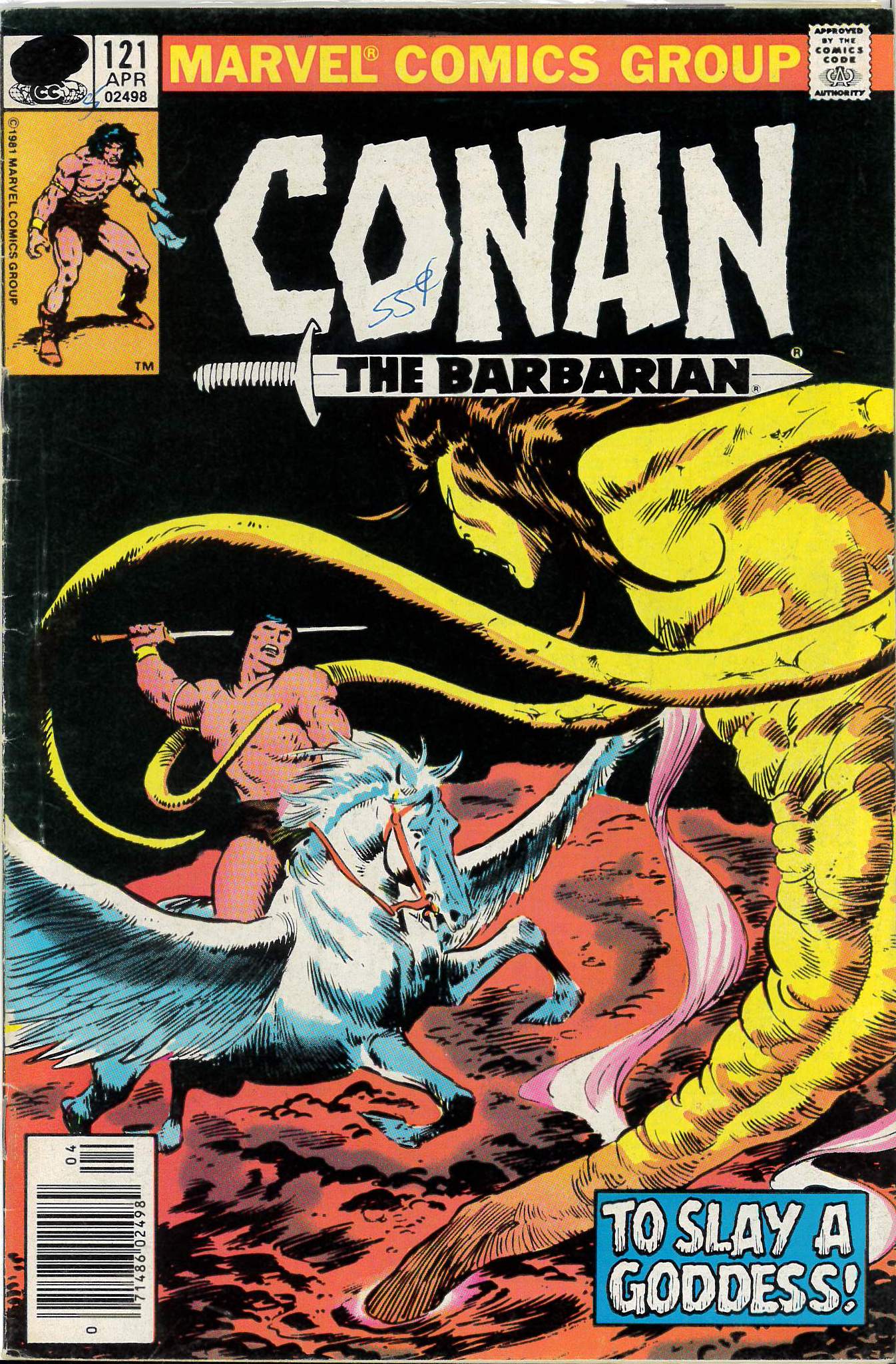 CONAN THE BARBARIAN (1970-1993 SERIES) #121: Newsstand: VG CONAN THE BARBARIAN (1970-1993 SERIES) #121: Newsstand: VG