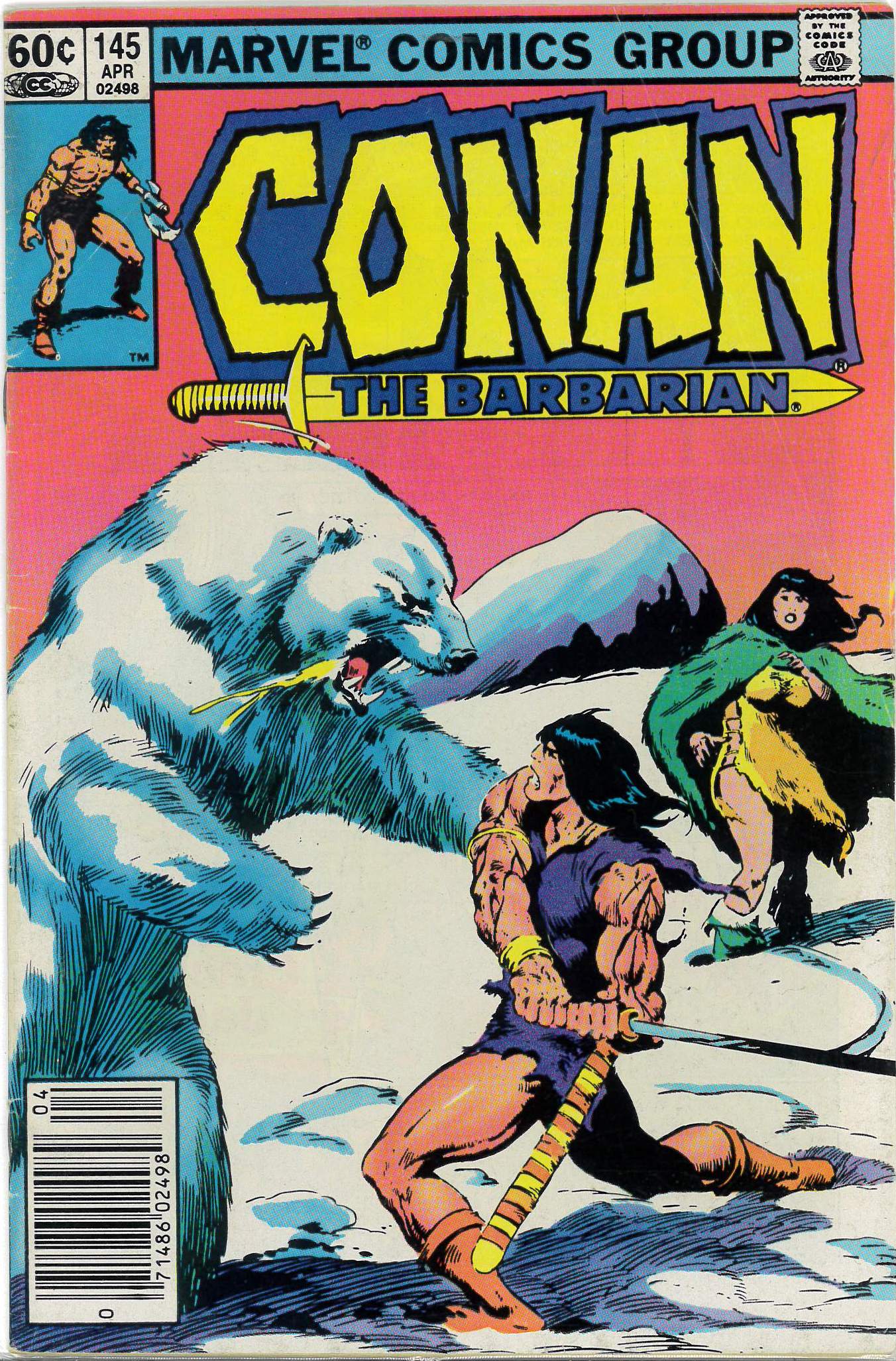 CONAN THE BARBARIAN (1970-1993 SERIES) #145: Newsstand: VF CONAN THE BARBARIAN (1970-1993 SERIES) #145: Newsstand: VF