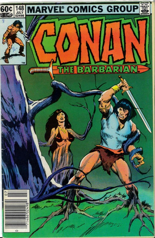 CONAN THE BARBARIAN (1970-1993 SERIES) #148: Newsstand: FN