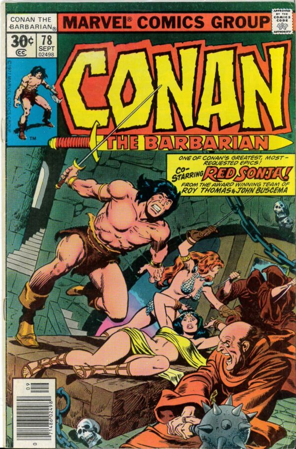 CONAN THE BARBARIAN (1970-1993 SERIES) #78: Red Sonja: FN