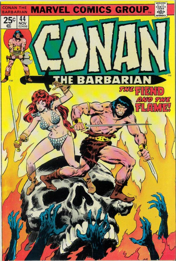 CONAN THE BARBARIAN (1970-1993 SERIES) #44: Buscema: Red Sonja: VF