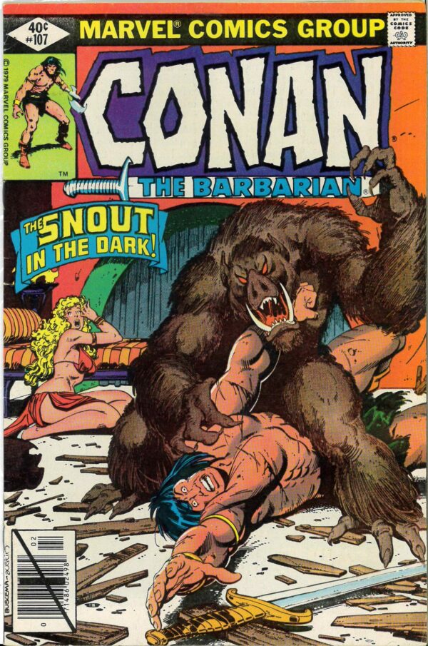 CONAN THE BARBARIAN (1970-1993 SERIES) #107: VF